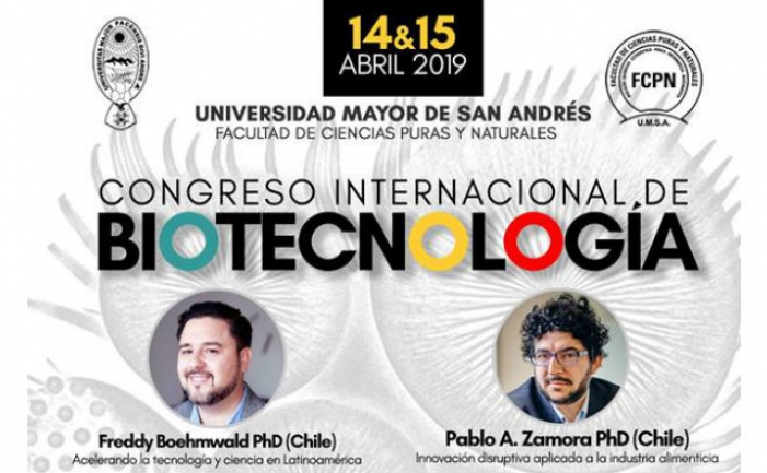 1er. Congreso Internacional de Biotecnología - Bolivia Innova 2019